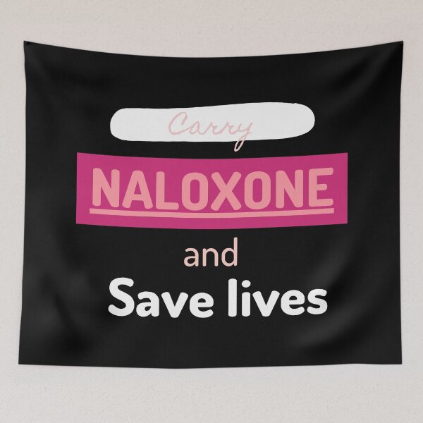 Item preview, Carry Naloxone and Save Lives designed and sold by Winter--Flowers.