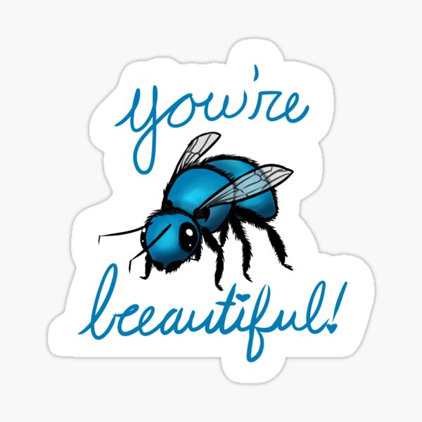 Happy Orchard Mason Bee Sticker