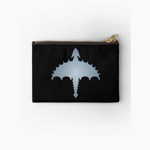 Item preview, Silver Abstract Digital Cyber Heavy Metal Dragon Design designed and sold by LuckDragonGifts.