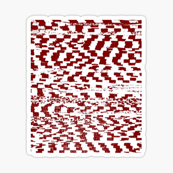 Static Glitch Sticker