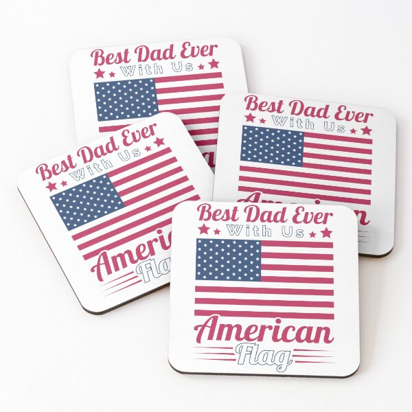 Item preview, Best Dad Ever With Us American Flag designed and sold by Styler Design.