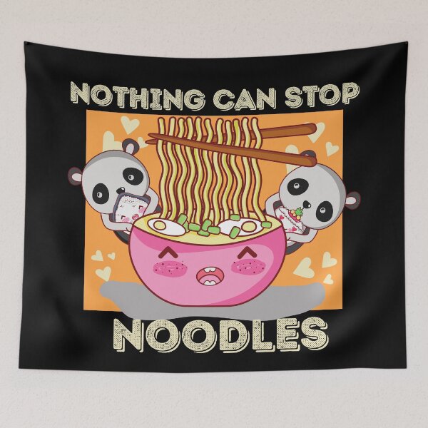 Item preview, Nothing Can Stop Noodles designed and sold by Imakeyouhappy.