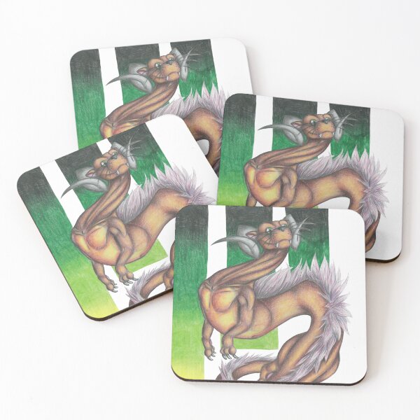 Item preview, Otter dragon in colorpencil designed and sold by Dagonsheart.