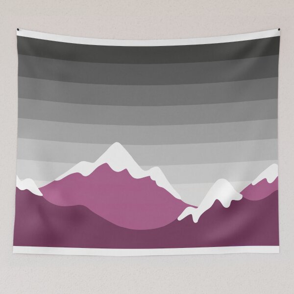 Item preview, Asexual Pride Flag Landscape designed and sold by izzychar.