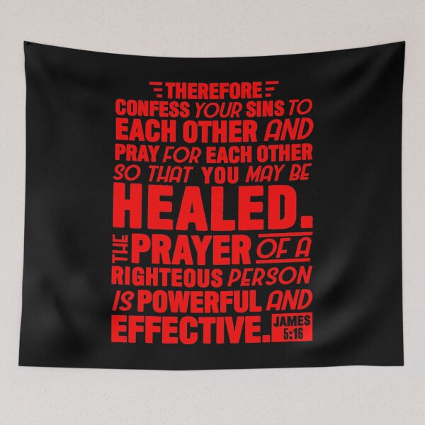 Item preview, James 5:16 designed and sold by plushism.