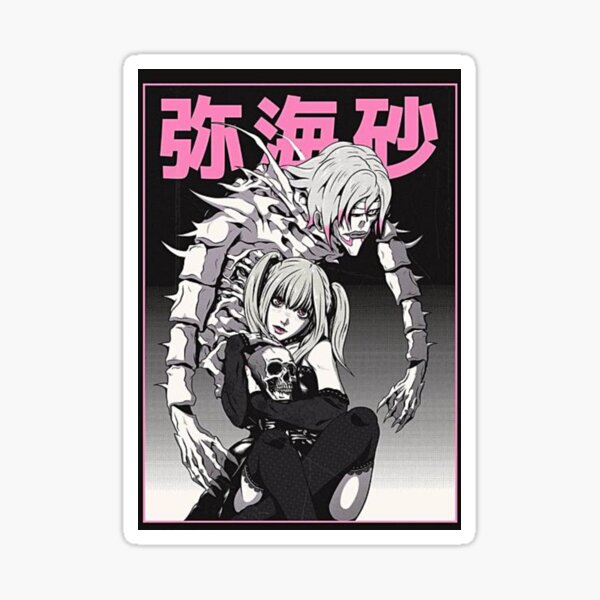 Death Note Misa Stickers Redbubble