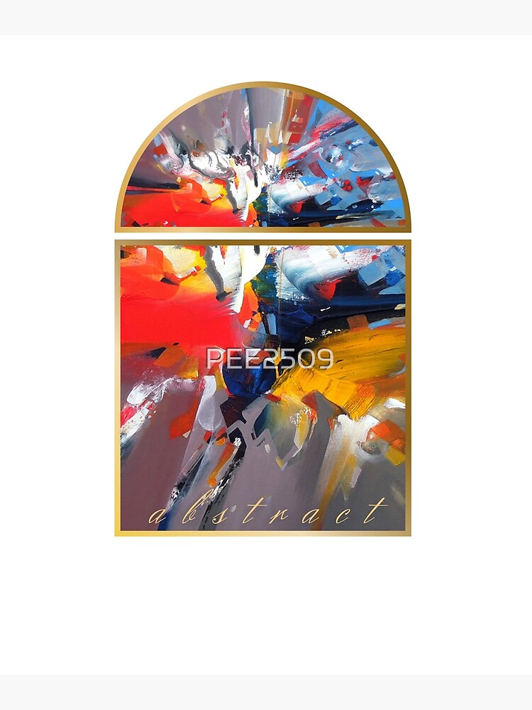 "Abstract handdrawn paintings by artists." Poster for Sale by PEE2509 Redbubble