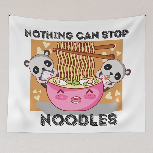 Item preview, Nothing Can Stop Noodles designed and sold by Imakeyouhappy.
