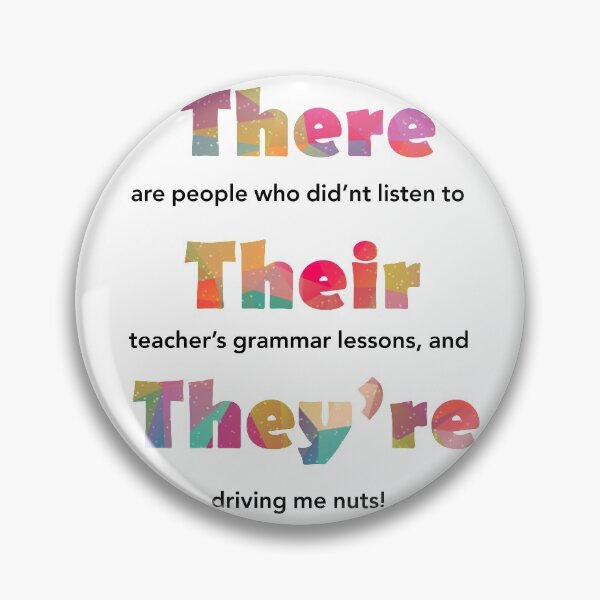 Item preview, Grammar Police There Their They're Gift designed and sold by freeArt10.