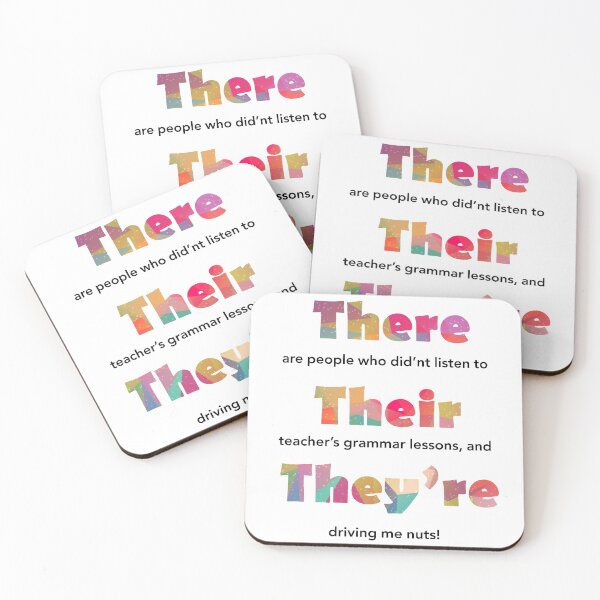 Item preview, Grammar Police There Their They're Gift designed and sold by freeArt10.
