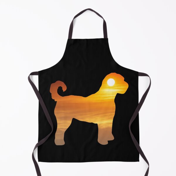 Item preview, Goldendoodle Dog Silhouette Sunrise designed and sold by alaechamlal.
