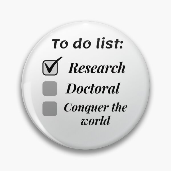 Item preview, Research scholar researcher - doctorate phd themed gifts (black) designed and sold by RebelliousRosee.