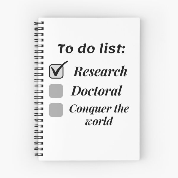 Item preview, Research scholar researcher - doctorate phd themed gifts (black) designed and sold by RebelliousRosee.