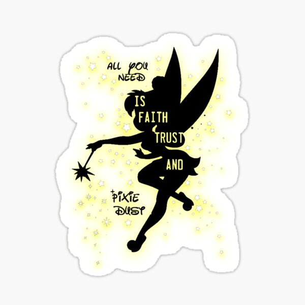 Tinkerbell Tshirt Tinkerbell Sticker Sticker For Sale By Alanisi Redbubble 