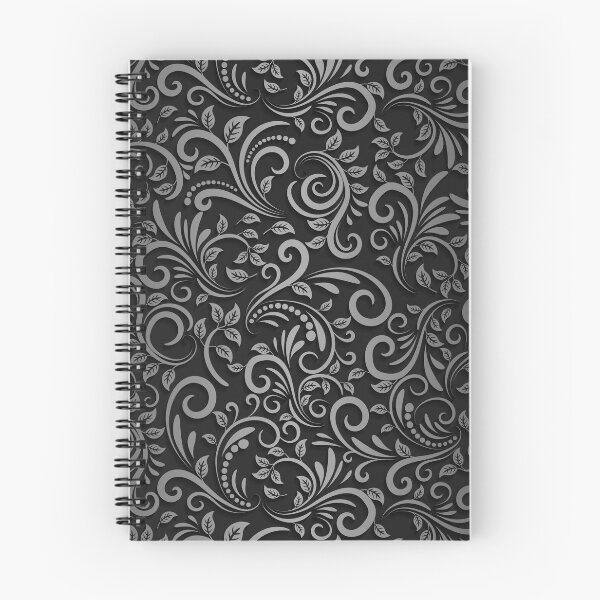 Item preview, Seamless Pattern With Shadow, White Black And Gray Progressive Colouring Floral Ornamental designed and sold by TiiNGA.