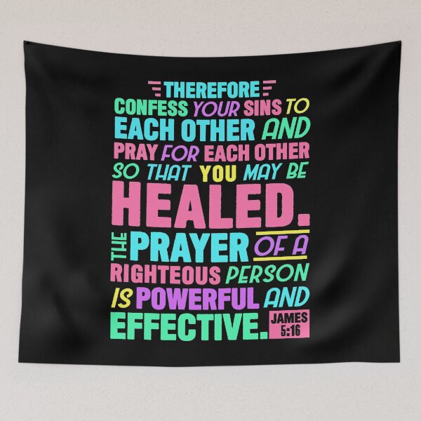 Item preview, James 5:16 designed and sold by plushism.
