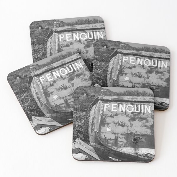 Item preview, Penguin, St. Martin's, Isles of Scilly (Black and White) designed and sold by time-wornPhoto.