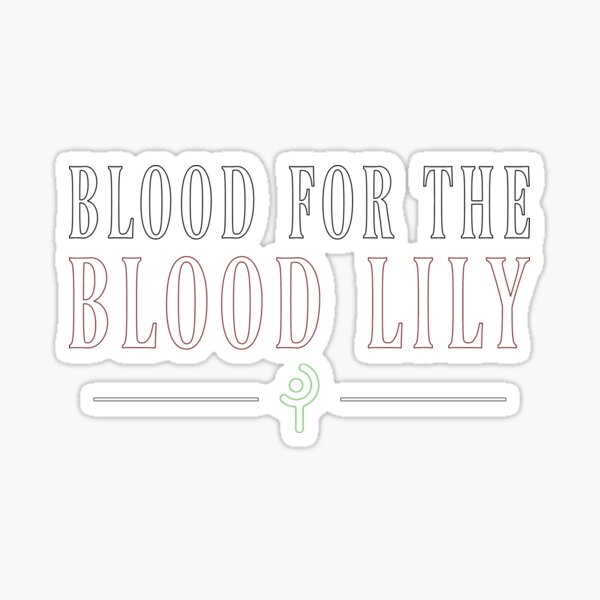 Item preview, Blood for the Blood Lily - FFXIV designed and sold by thegoddamnqueen.
