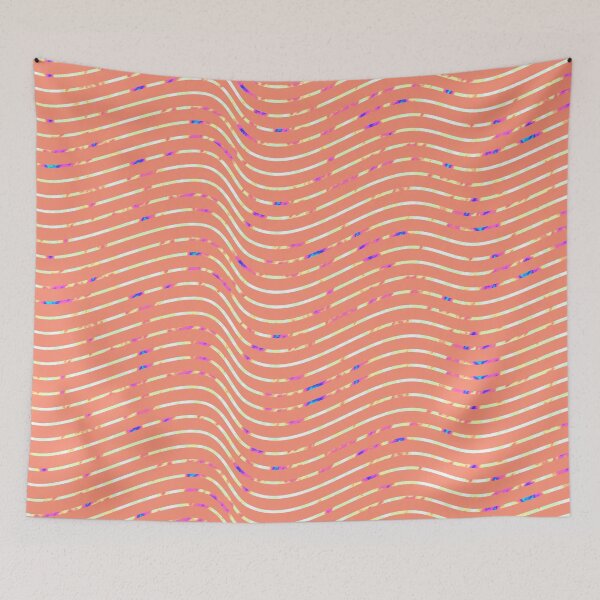 Item preview, Wave of Ribbons on Apricot 7632 designed and sold by Art in My Loft.