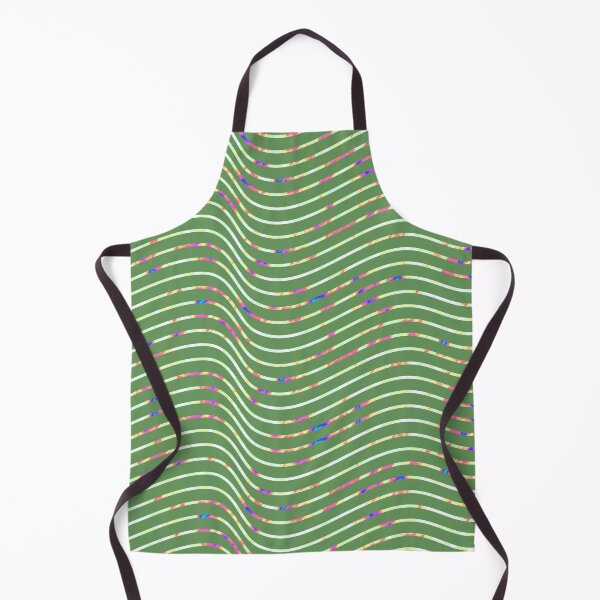 Item preview, Wave of Ribbons on Green 7632 designed and sold by Art in My Loft.