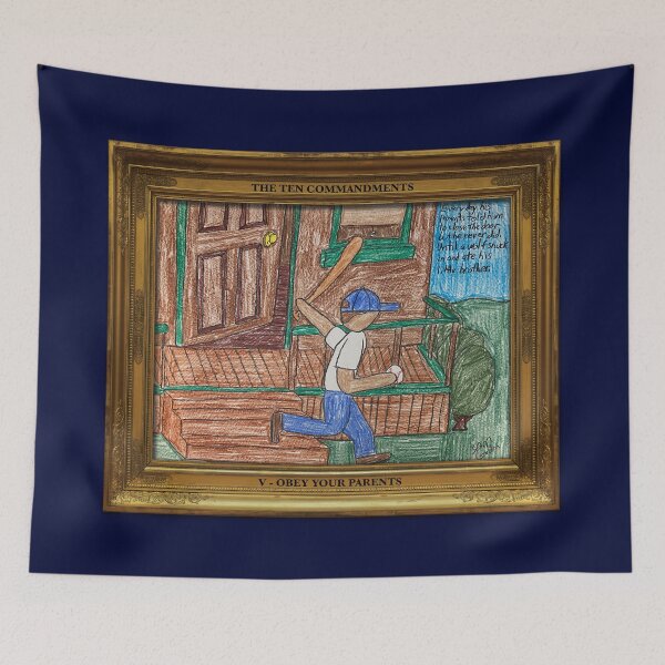 Item preview, 10 Commandments: (V) OBEY YOUR PARENTS designed and sold by SAMGordonART.
