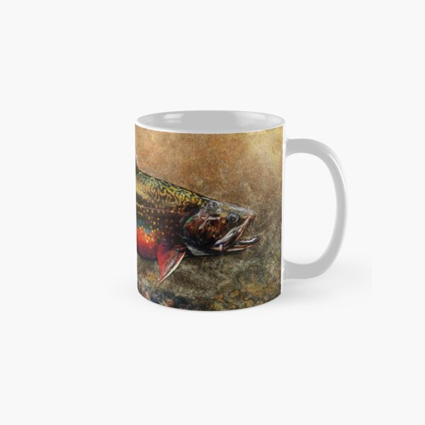 Fish Coffee Mugs Fish Mug Design Brook Trout Mug Brown Trout