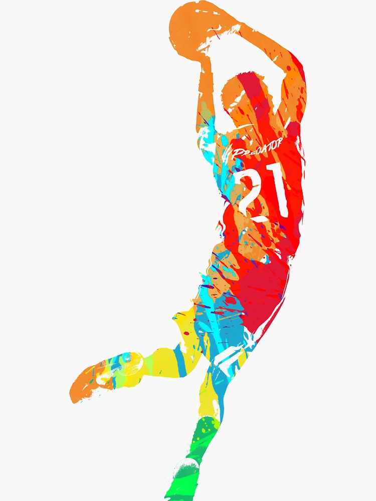 "Gotcha Basketball" Sticker for Sale by Rronny01 Redbubble