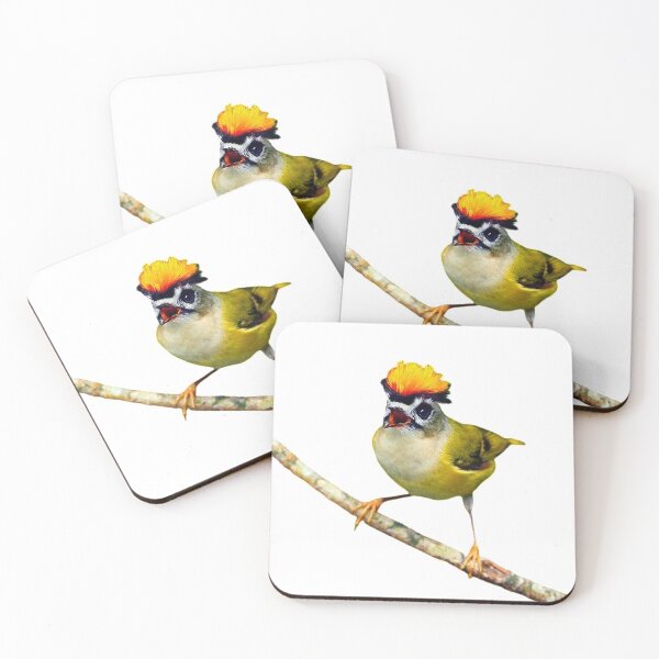 Item preview, The common fire-crowned Daiju (scientific name: Regulus ignicapilla) is petite and resembles a willow warbler designed and sold by zenger2021.