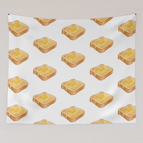 Item preview, Cute bread and melted butter couple combo illustration (bread and butter) designed and sold by Picklejuiceshop.