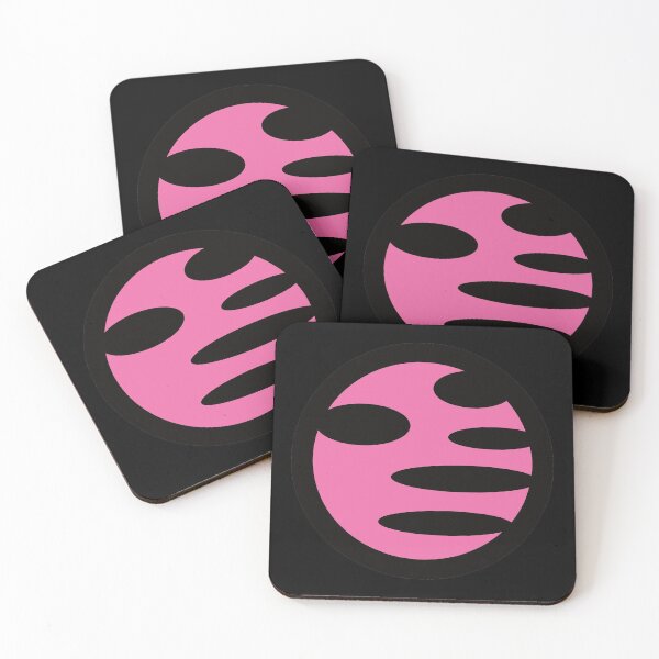 Item preview, Hot Pink Abstract Fiery War Dragon Emblem Logo Design designed and sold by LuckDragonGifts.
