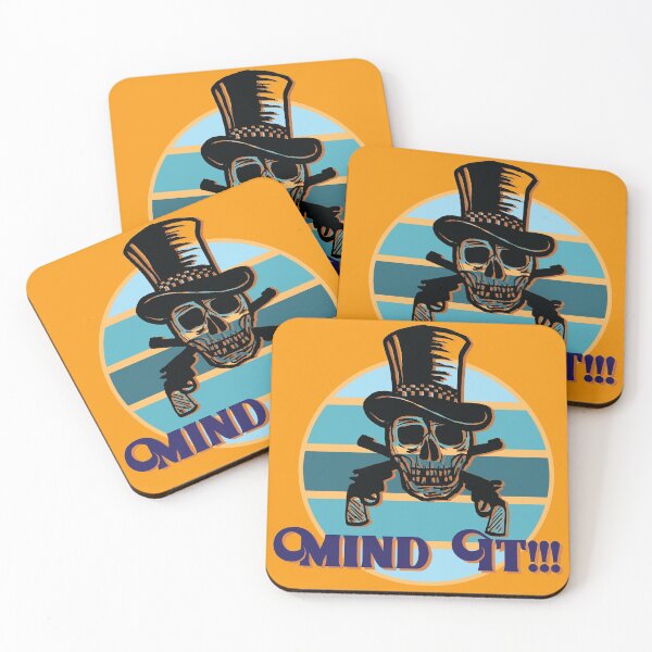Item preview, Mind it retro skull designed and sold by creatiwhizz.
