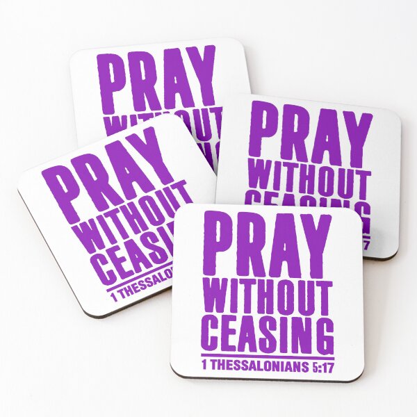 Item preview, 1 Thessalonians 5:17 designed and sold by plushism.