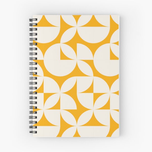 Item preview, Abstract Yellow Circles Modern Mid Century Geometric Pattern Scandinavian Rustic Interior designed and sold by BONBcreative.