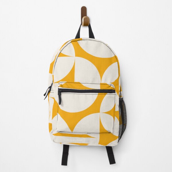 Item preview, Abstract Yellow Circles Modern Mid Century Geometric Pattern Scandinavian Rustic Interior designed and sold by BONBcreative.