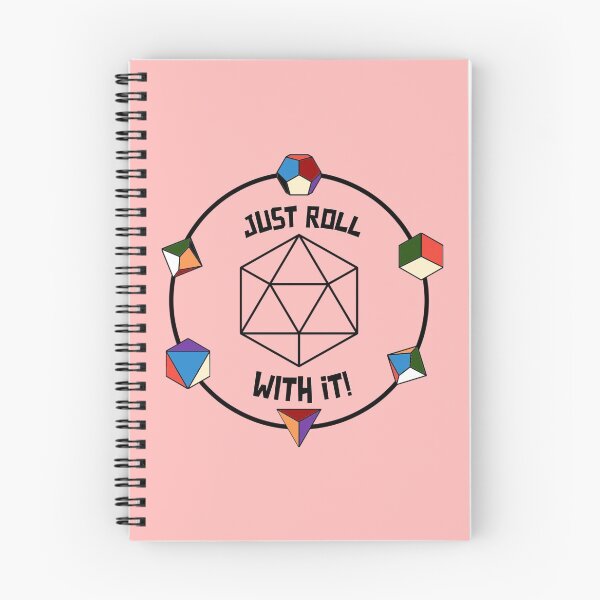Item preview, Just Roll With It! RPG dice designed and sold by LeftFieldFunny.