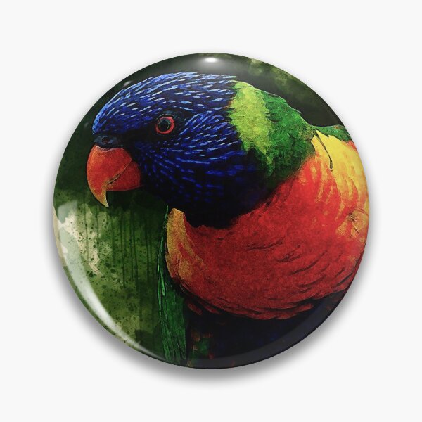 Item preview, Rainbow Lorikeet designed and sold by WallAndAll.