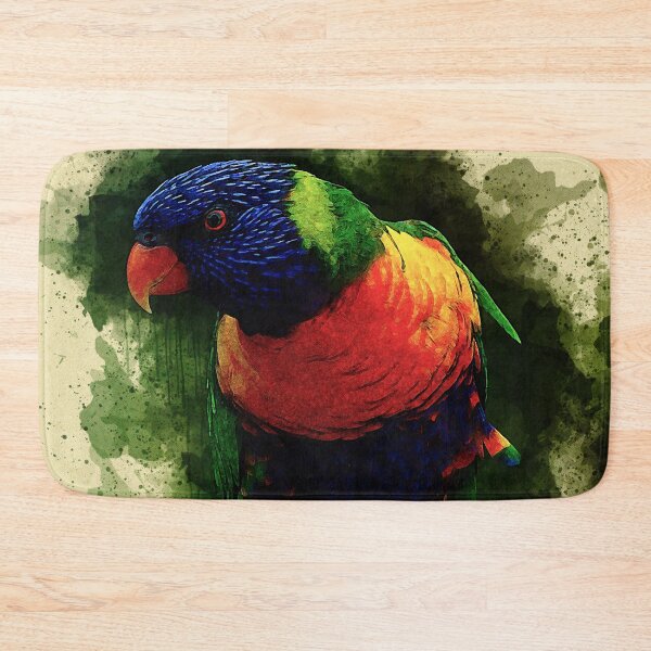 Item preview, Rainbow Lorikeet designed and sold by WallAndAll.