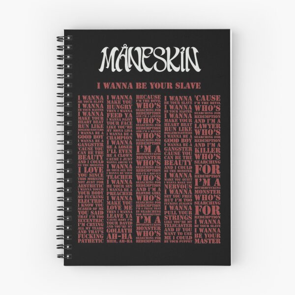 Item preview, Måneskin - I Wanna be Your Slave Lyrics  designed and sold by L1 Creations.