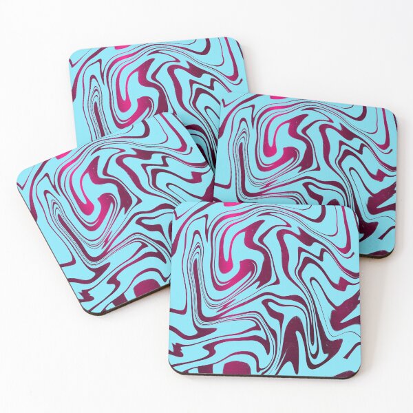 Item preview, Pink blue Liquid Paints designed and sold by BalajiArts.