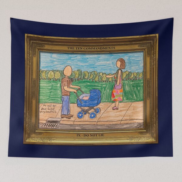 Item preview, 10 Commandments: (IX) DO NOT LIE designed and sold by SAMGordonART.