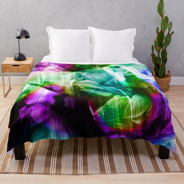 Item preview, "Flash" Floral Plants Collage of blooming carnations wrapped in a mist of rose and purple designed and sold by N-o-r-d-l-y-s.