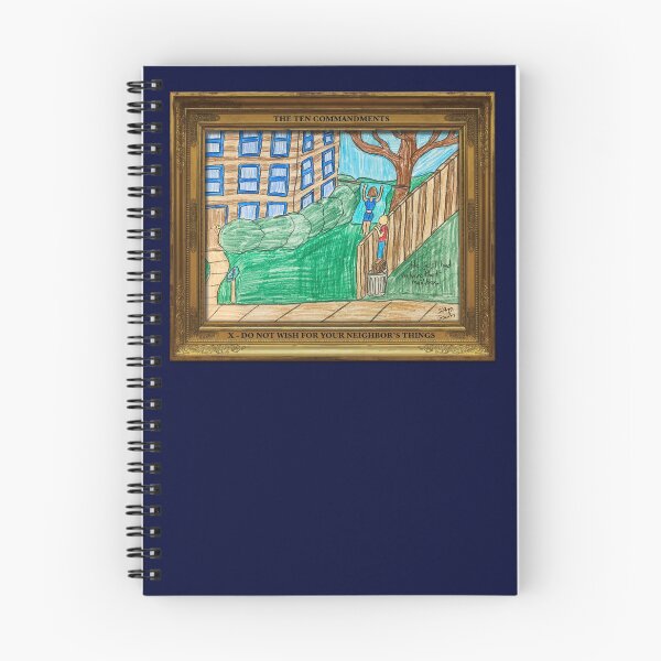Item preview, 10 Commandments: (X) DO NOT WISH FOR YOUR NEIGHBORS THINGS designed and sold by SAMGordonART.