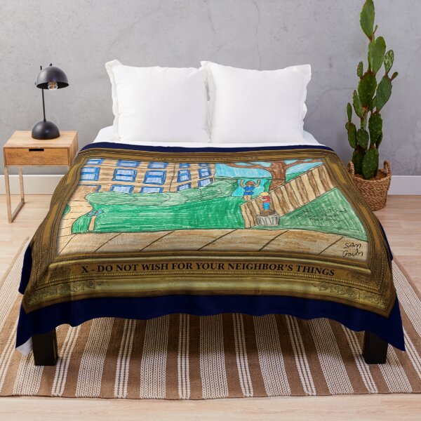 Item preview, 10 Commandments: (X) DO NOT WISH FOR YOUR NEIGHBORS THINGS designed and sold by SAMGordonART.