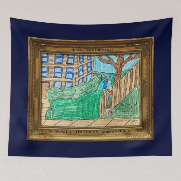 Item preview, 10 Commandments: (X) DO NOT WISH FOR YOUR NEIGHBORS THINGS designed and sold by SAMGordonART.