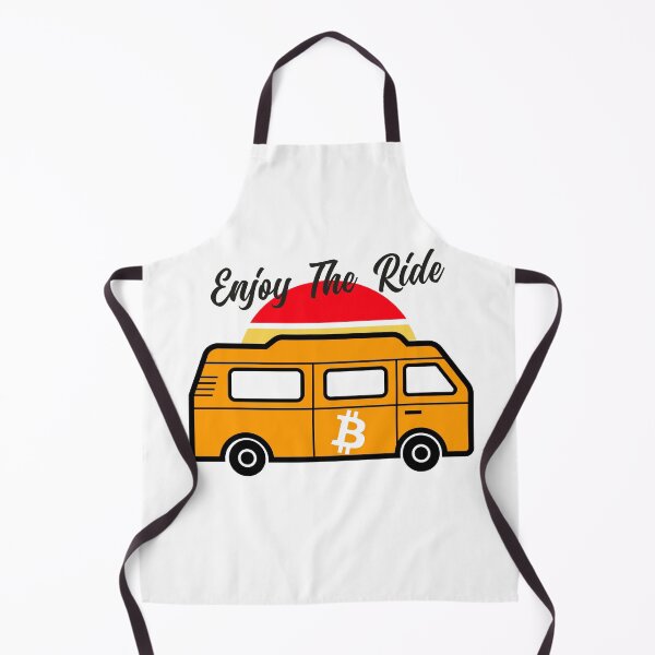 Item preview, Bitcoin Retro Van - Enjoy The Ride designed and sold by Cryptotease.