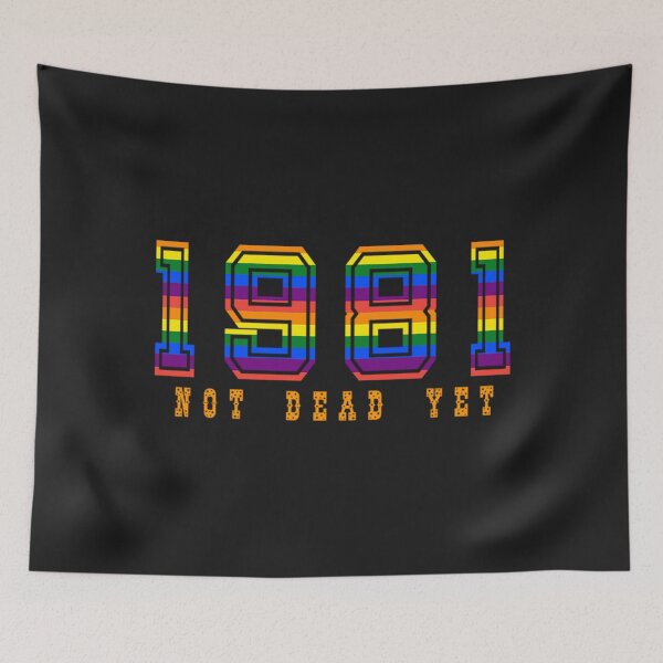 Item preview, Funnytee T-Shirt1981 NOT DEAD YET designed and sold by ChestMolly.