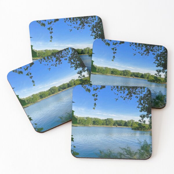Item preview, Scenic river view in spring designed and sold by JuliVogel.