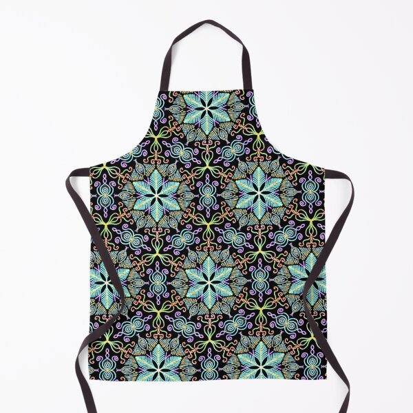 Item preview, Aqua neon emboss patterns designed and sold by Jane Izzy Designs.
