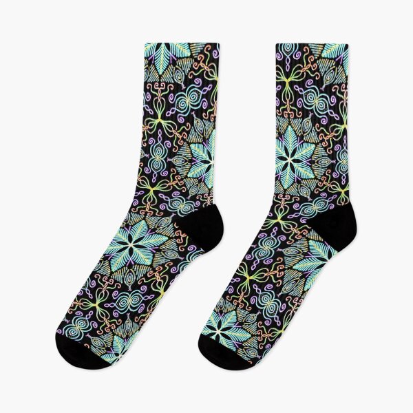 Item preview, Aqua neon emboss patterns designed and sold by Jane Izzy Designs.