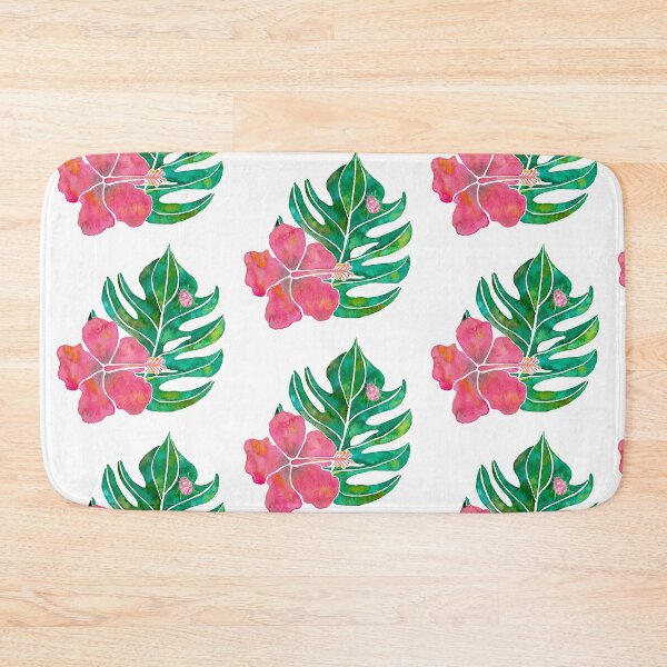 Item preview, Monstera and Hibiscus designed and sold by GrousyGirl.
